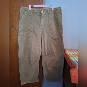 GAP Women's Brown Twill Cargo Pants Size 16